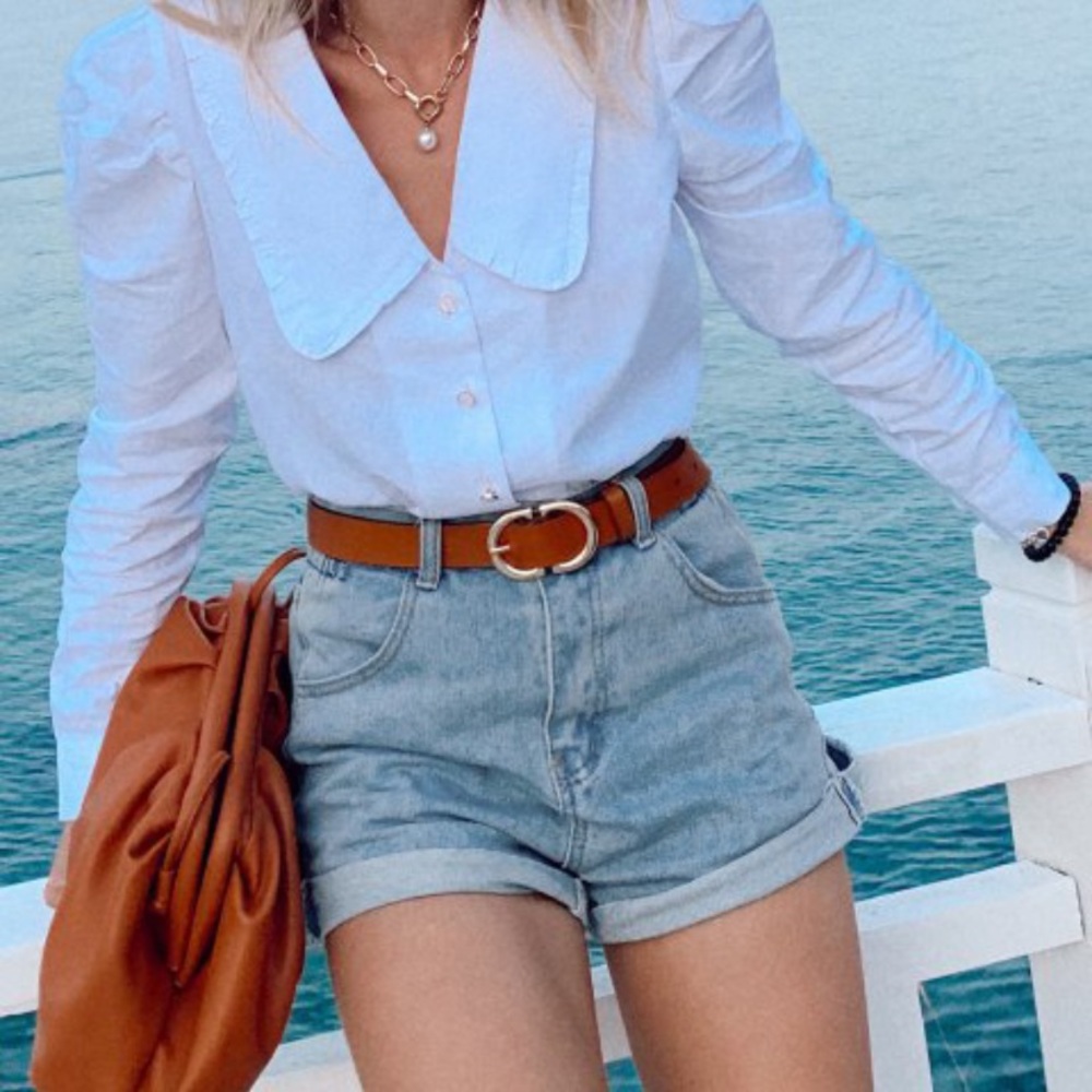 High waisted cozy fit shorts